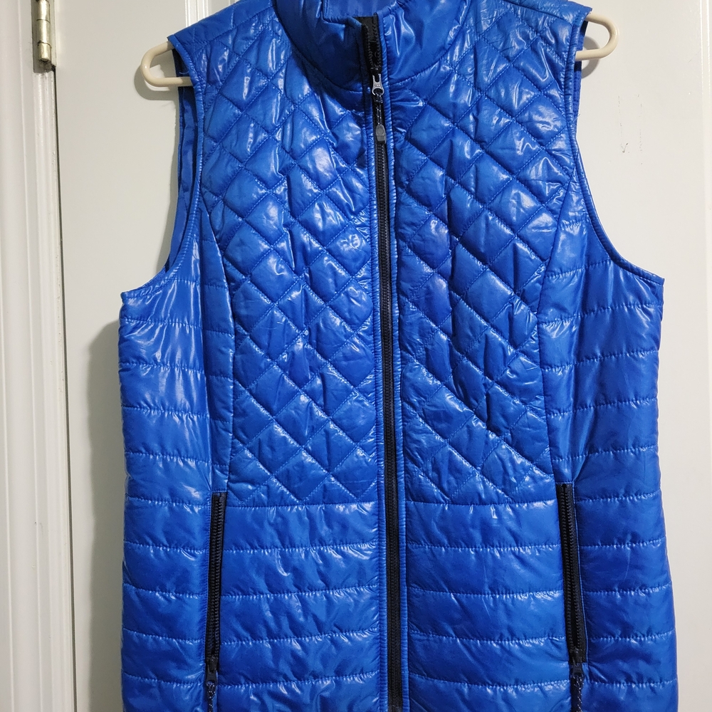 Talbots Royal Blue Quilted Vest